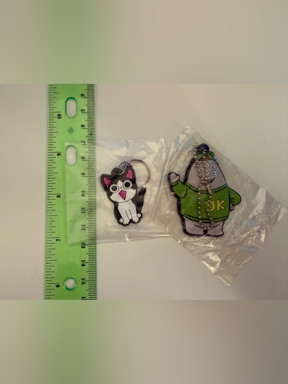 [3 FOR $10] rubber keychains